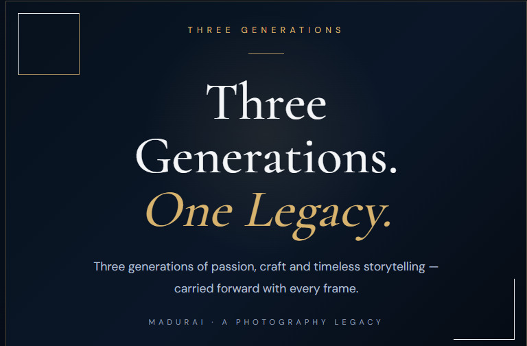 Arun's Photography — a legacy of visual storytelling